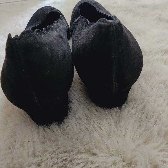 NEW Gabor Gigi Classic Scalloped Suede Block Heel Pump | UK 5.5 / US 8 | NEW - Picture 3 of 8